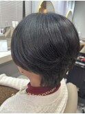 前下がりショートレイヤー！