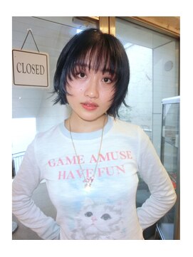 ノラ シブヤ(NORA) レイヤーボブシャギーボブウルフボブ