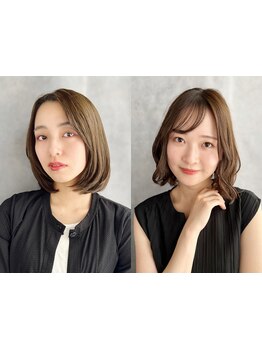 《大人女性の魅力を底上げする美髪グレイカラー》トレンドを取り入れた上品でナチュラルな仕上がりに＊