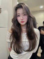 ロンドガーネット 池袋(Lond garnet) ワイドバングイメチェン美髪外ハネボブ+レイヤーカット韓国/池袋