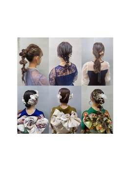 事前にご希望スタイルをお打ち合わせ！大切な一日を彩るアレンジで、なりたいスタイルが叶います♪