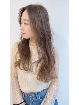 バイエイト(X８) 透明感グレージュ☆愛されロングレイヤー