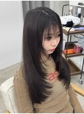 レイヤーカット髪質改善トリートメント前髪カット