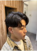 毛流れセンターパート