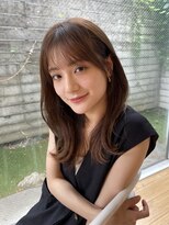 ガーランド (Garland) 大人かわいい小顔くびレイヤーまろベージュ透明感イルミナカラー