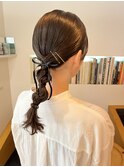 タイトヘアアレンジ
