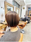 ナチュラルショートボブ