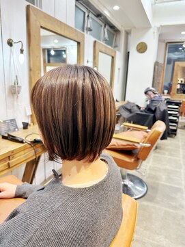 ニューラインギンザ(New-Line 銀座) ナチュラルショートボブ