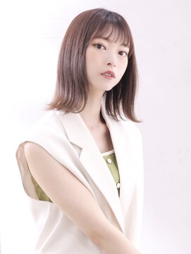 サンドパールス 仙台店(sand PALCE) 大人ナチュラル/外ハネミディ/くびれヘア