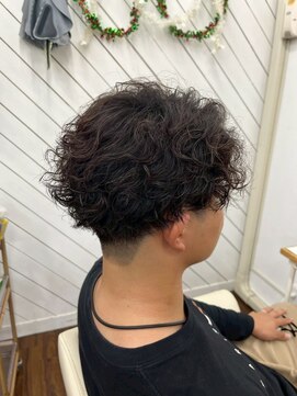 ユイマァル 倉敷店(YUIMARL) メンズスタイル20代30代40代ツイストスパイラルパーマ刈り上げ