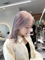 ソル ジングウマエ(SOL JINGUMAE)&nbsp;表参道ハイトーンカラーシルバーホワイトブロンドブリーチ2回