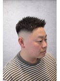 男を上げるベリーショート×高めスキンフェード