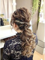 ジェミータ 横浜&nbsp;ふわふわポニーテール【横浜/ヘアセット/着付け/結婚式】