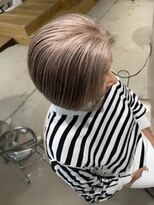 サンタフェ 柳津店(Santa'Fe)&nbsp;Santa'Fe式脱白髪染め白髪ぼかしカラー[ビフォーアフター]