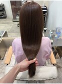 チョコレートブラウン透明感カラー×小野ふゆり