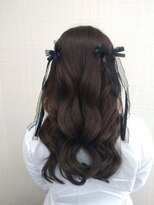 サロン ド オリーブ ハーフアップ/結婚式/ヘアセット