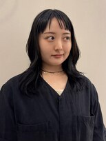テテ ニコ(tete nico)&nbsp;【大前晴奈】地毛風カラーオン眉ギザバングレイヤーカット