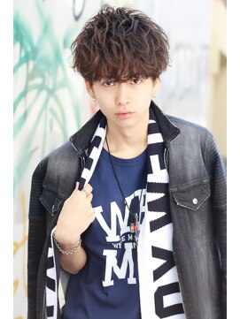 リップス 表参道店(LIPPS) 2ブロックマッシュ×ブラストパーマ【ボンジュールマッシュ】