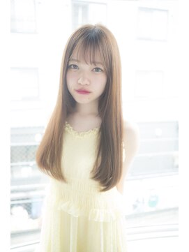 サロンドミルク 原宿(salon de MiLK) 【salon de MiLK 原宿】シースルーバング×オルチャンヘア