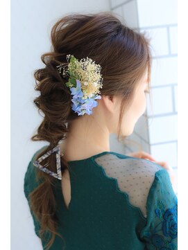 ウィル 東三国店(WiLL) 【WiLL】オシャレ可愛い編みおろしパーティーアレンジ