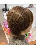 春旬ウルフショートカット
