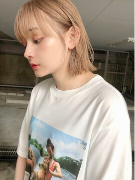 パーク(PAAQ) 【PAAQ田中】海外志向のラテガール必見!ブロンド×グランジボブ