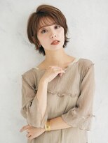 エルロンバイマフェ(AILERON by mahae) 30代・40代×キャラメルベージュ×3Dレイヤー×ボブショート
