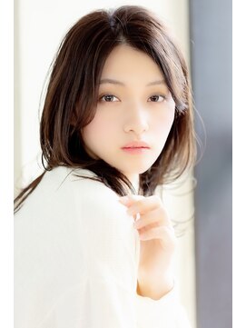 エルデ ナインズ ヘアー スタンド 川口店(elde 9's HAIR STAND) ホワイトグレージュのデジタルパーマウェーブミディアム