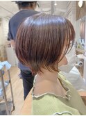 艶感カラー×ショート