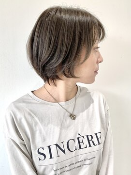 フォーク FOLK 【FOLK】透明感カラー☆ふんわりブルージュショート♪