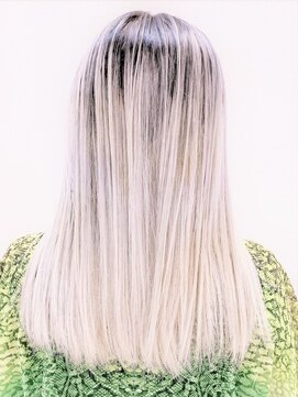 ヘアーライズ 池袋東口店(hair RISE) 酸性ストレートパーマとシャドールーツホワイトハイブリーチ！