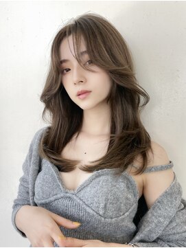 ベル 銀座並木通り店(Belle) ロングレイヤー/オリーブベージュ