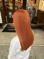 カフェアンドヘアサロン リバーブ(cafe&hair salon re:verb) オレンジカラー