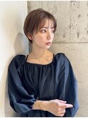 耳掛け簡単スタイリング/大人ショートボブ