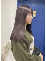 シェミール(CHEMIR)&nbsp;パープルグレージュ×ブリーチカラー【四日市】