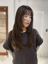 コフィー バイ メルト 吉祥寺(cofy by melt)&nbsp;【中澤彩乃】レイヤーロング韓国シルキーベージュ顔まわり吉祥寺