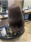 ミルキーベージュ×艶ロング