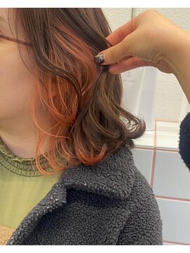 リル(re'll) 《花屋併設》インナーカラー［酸性ストレート/ヘアセット]