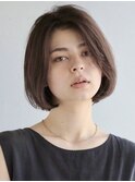 デザインカラー/レイヤーカット/ウェットヘア/オリーブベージュ