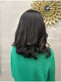 大人可愛いパーマ