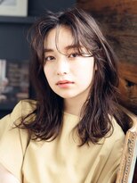 アマリス(Amaris)&nbsp;かきあげ前髪風ロングスタイル♪20代/30代/40代/庭瀬