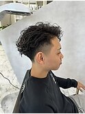 かき揚げ波巻きパーマ