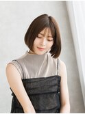 20代30代40代×ナチュラルボブ×前下がりボブ×ストレートボブ