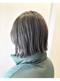 ［-tre-］切りっぱなしボブ×オリーブカラー　20代/30代/40代