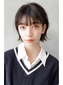 【GEEKS渋谷】黒髪ボブ/20代30代/春ヘア/小顔/切りっぱなしボブ