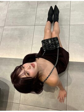 ラル 立川(lar) カリナパープル_メルティカラーフェミニンロング似合わせカット