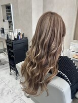 キング(K!ng)&nbsp;縮毛矯正髪質改善ハイライトレイヤーカット楠葉美容室エクステ