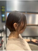 ショートカット/顔周りレイヤーカット/ショートボブ/ボブヘア