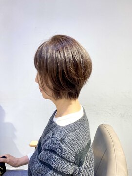 ネオリーブウリ 二子玉川店(Neolive uri) イメチェンホワイトブロンド外ハネボブ美髪ワイドバング