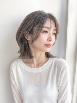 プルト(PLUTO) 透明感くびれミディ×シアーグレージュ